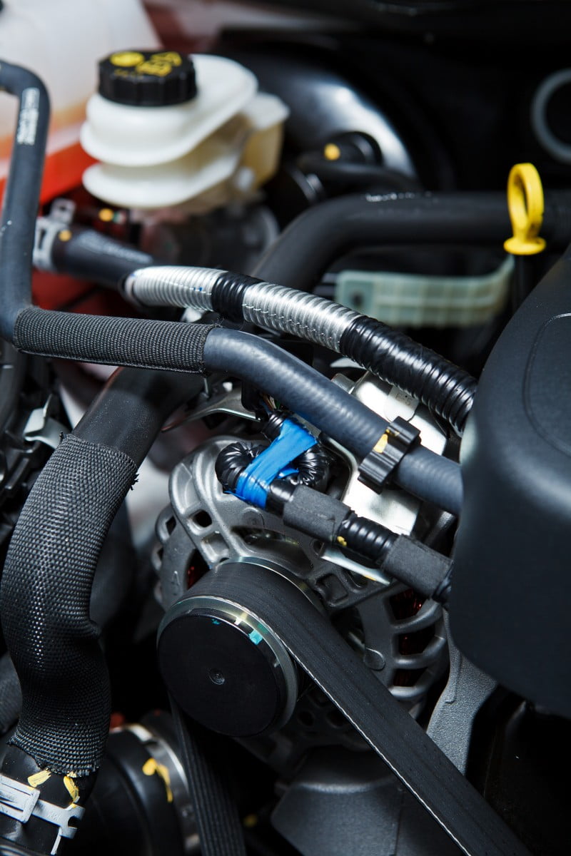 Mangueras de un motor